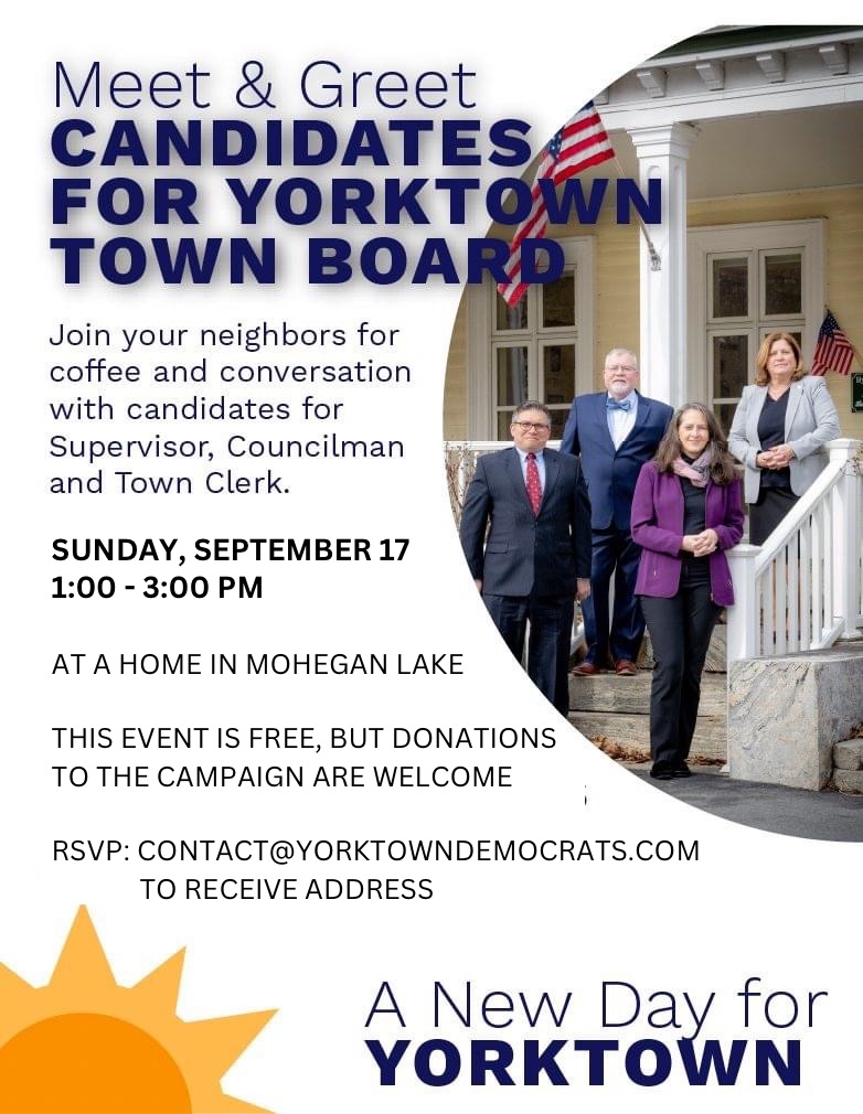 Come Meet Yorktown Town Board Candidates
